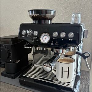 BREVILLE Barista Black Espresso Machine
